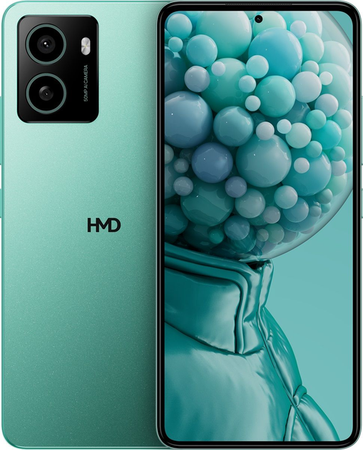 Мобільний телефон HMD Pulse+ 4/128GB Glacier Green (286943905) - зображення 1