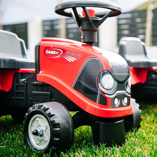 Трактор-каталка Falk Baby Case IH Ride-On Tractor з причепом та аксесуарами Червоний (3016200023838) - зображення 4