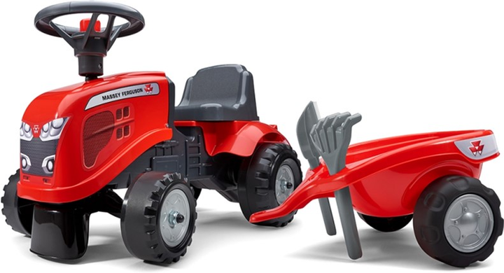 Трактор-каталка Falk Baby Massey Ferguson Tractor з причепом та аксесуарами Червоний (3016200024132) - зображення 1