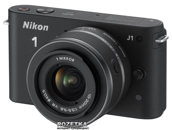 Фотоапарат Nikon 1 J1 10-30 VR + 30-110 VR Kit Black купити на