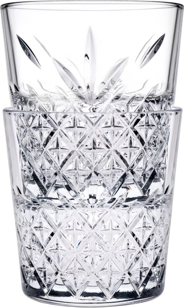 Komplet szklanek Pasabahce Timeless niskich hartowanych 355 ml 4 szt (8693357483446) - obraz 3