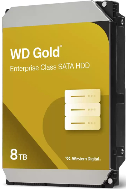 Жесткий диск Western Digital Gold Enterprise Class 8TB 7200rpm 256MB 3.5" SATAIII (WD8005FRYZ) - изображение 1