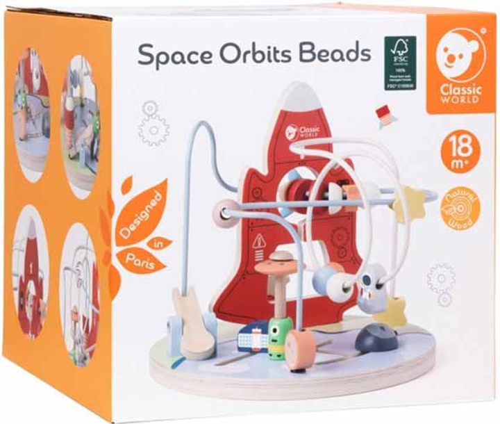 Розвиваючий лабіринт Classic World Space Orbits Beads (6927049021909) - зображення 1