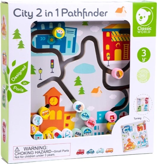 Gra-sorter edukacyjna Classic World Sortowanie odpadów 2 w 1 Miasto (6927049040511) - obraz 12