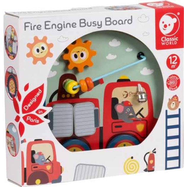 Розвиваюча іграшка Classic World Fire Engine Busy Board (6927049021688) - зображення 1