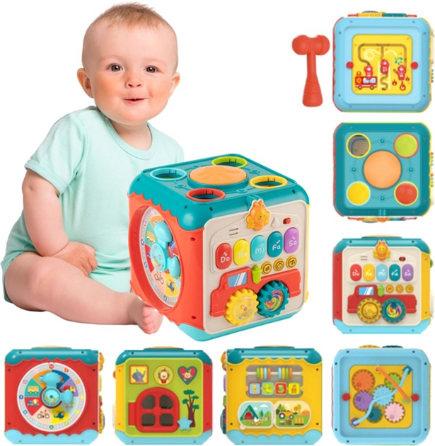 Zabawka edukacyjna Woopie Activity Box 6 in 1 Musical (5904326949416) - obraz 2