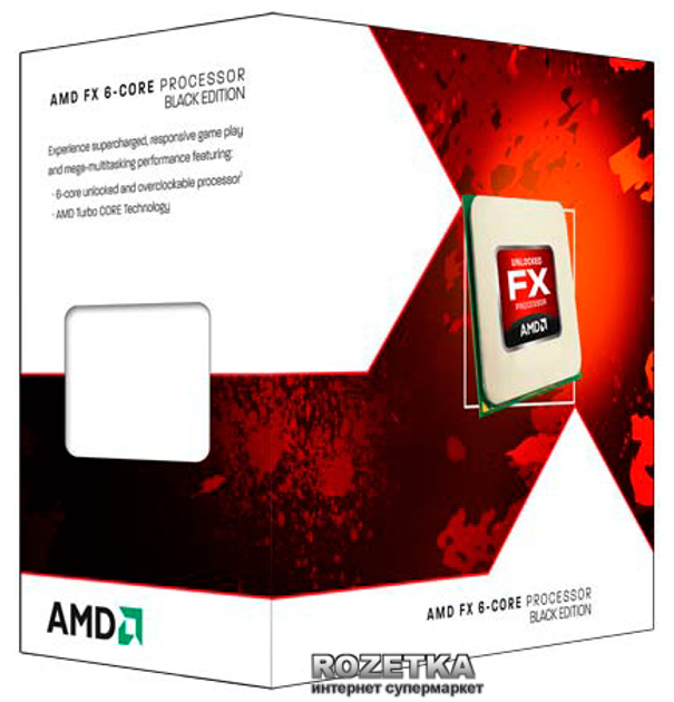 Процессор AMD FX-6100 3.3GHz/5200MHz/8MB (FD6100WMGUSBX) sAM3+ BOX ...