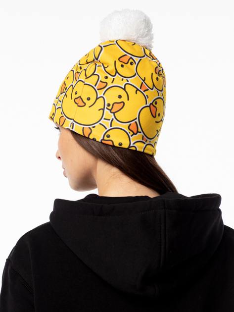 Czapka beany damska Mr. Gugu & Miss Go Rubber Duck WB21WH 2XL Żółta (5903845400996) - obraz 2