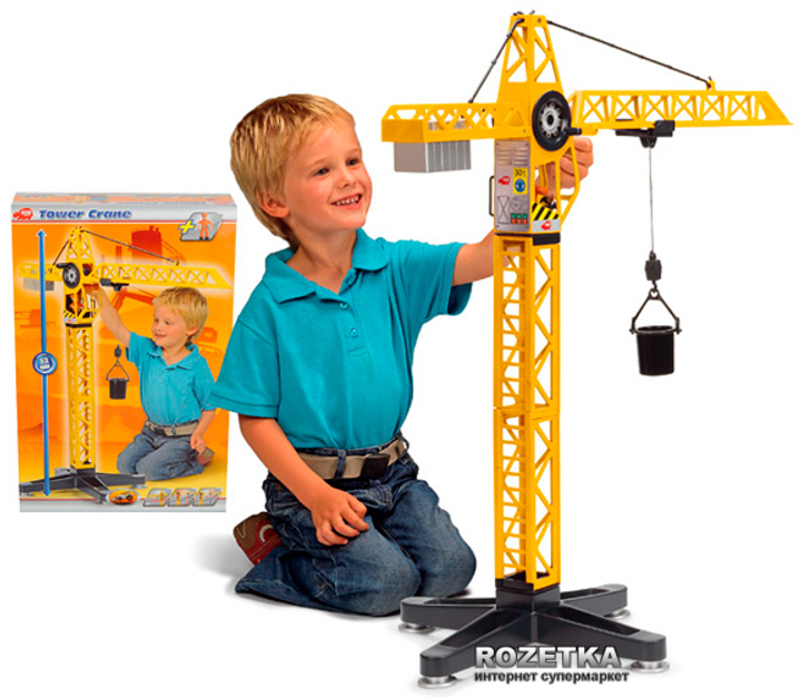 Игрушка Dickie Toys Башенный кран 52 см (3462418) – низкие цены, кредит ...