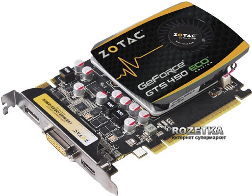 Відеокарта Zotac PCI-Ex GeForce GTS 450 ECO Edition 2048MB GDDR3