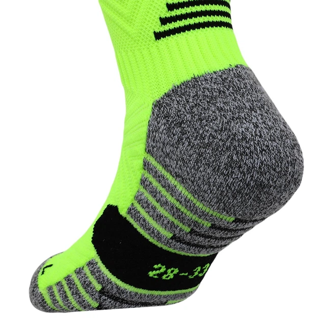 Гетры футбольные детские Zelart 661 размер 28-33 Neon Green-Grey - изображение 5