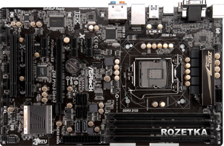 Материнская плата ASRock Z68 Pro3 Gen3 (s1155, Intel Z68, PCI-Ex16 ...