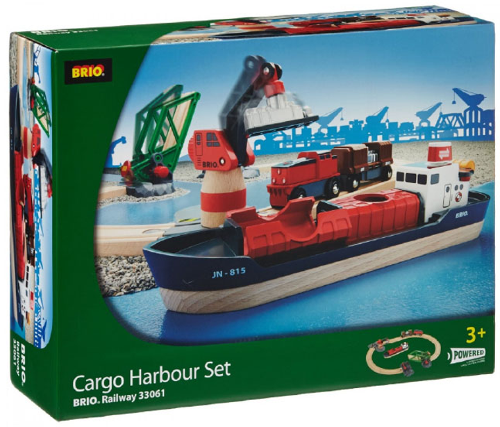 Zestaw zabawek Brio Cargo Harbour Set 16 elementów (7312350330618) - obraz 1