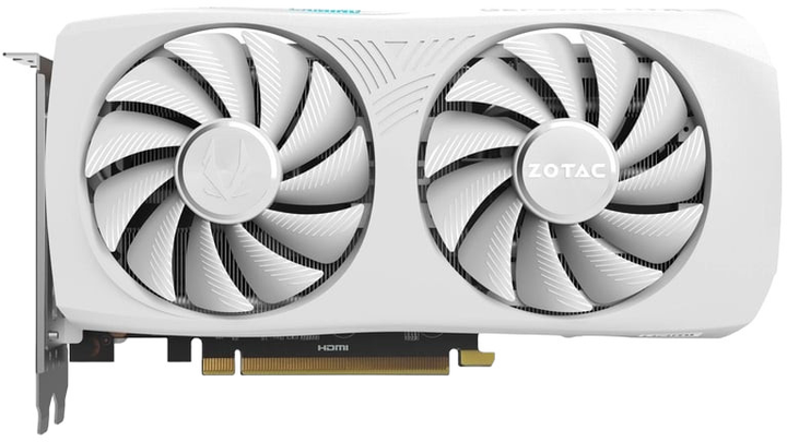 Karta graficzna Zotac PCI-Ex GeForce RTX 4070 SUPER TWIN EDGE OC WHITE Edition 12GB GDDR6X (192bit) (2490/21000) (1 x HDMI, 3 x DisplayPort) (ZT-D40720Q-10M) - obraz 2