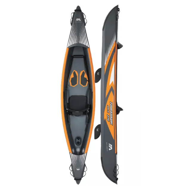 Каяк AQUA MARINA TOMAHAWK Air-K 12'4 - надувной быстроходный одноместный каяк - Фото 2 Каяк AQUA MARINA TOMAHAWK Air-K 12'4 - надувной быстроходный одноместный каяк - изображение 2