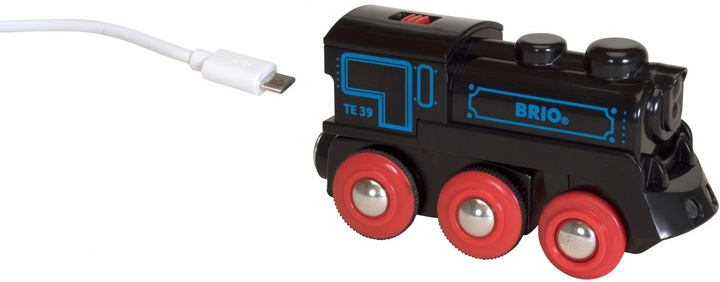 Іграшка Brio Потяг з акумулятором і USB-кабелем для дитячої залізниці (7312350335996) - зображення 3