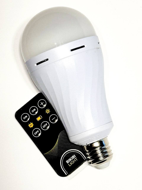 Аварийная светодиодная лампа 15W E27 BIKIBI LIGHT с встроенным ...