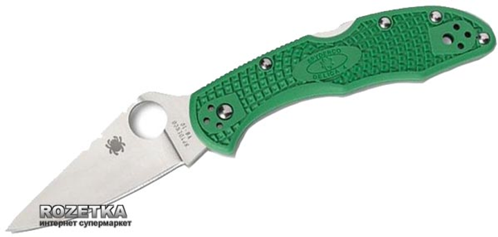 Карманный нож Spyderco Delica 4 C11FPGR (870134) Green - изображение 1