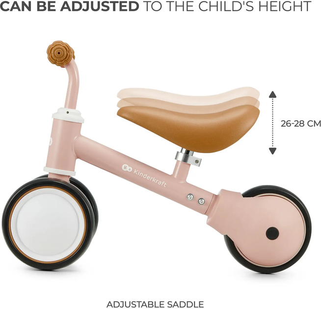 Каталка-біговел KinderKraft Cutie Pink (5902533925650) - зображення 2