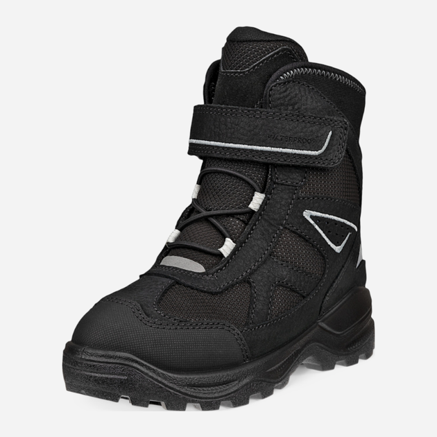 Підліткові зимові чоботи-дутики для хлопчика ECCO Snow Mountain 710312-51094 35 Чорні (194891635769) - зображення 4