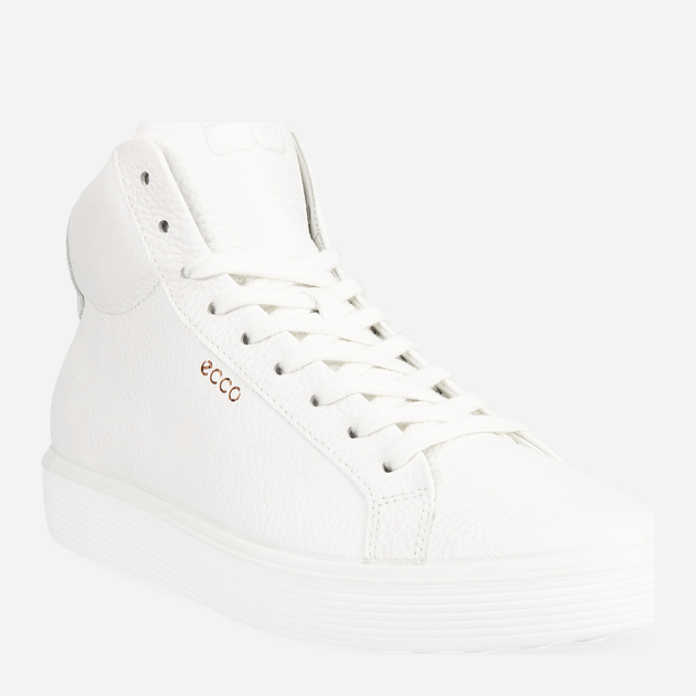 Sneakersy damskie skórzane ECCO Soft 60 W 219223-01007 39 Białe (194891255721) - obraz 3