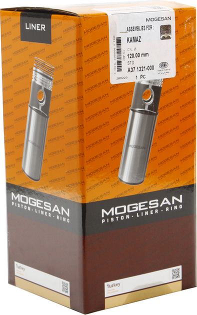 Поршневий комплект Mogesan 740.50, -51, -60, -61, -62, -63, Повний, Г+П+К+П+РТІ, A37 1321-000, кат. номер: 740.60-1000128-T (AVT183656) - зображення 2