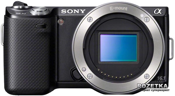 Фотоаппарат Sony Alpha NEX-5N Body Black (NEX5NB.CEE2) купить на