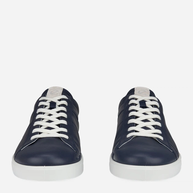 Sneakersy męskie skórzane ECCO Street Lite M 521304-55408 41 Granatowe (194891641203) - obraz 3