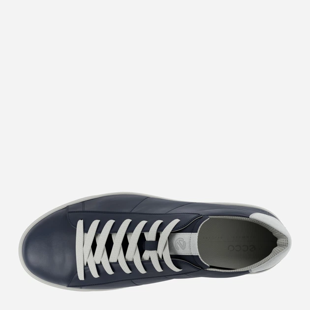 Sneakersy męskie skórzane ECCO Street Lite M 521304-55408 41 Granatowe (194891641203) - obraz 4