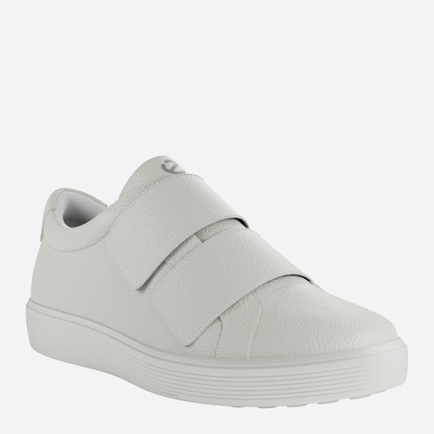 Sneakersy męskie na rzepy ECCO Soft 60 M 525434-01007 45 Białe (194891510547) - obraz 2