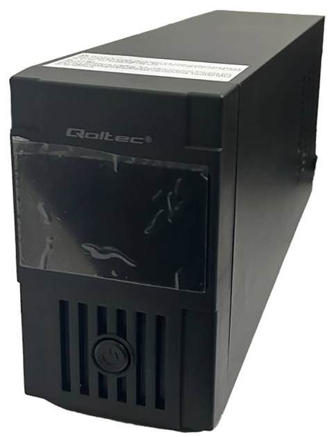 ДБЖ Qoltec Monolith 800VA (480W) Black (5901878539522) (955555902537636) - Уцінка - зображення 2