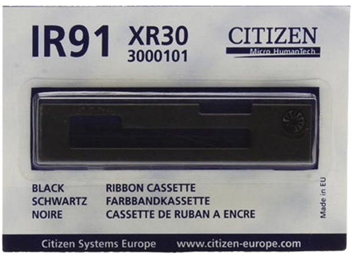 Taśma kasowa Epson ERC 22 B Black (C43S015358) - obraz 1