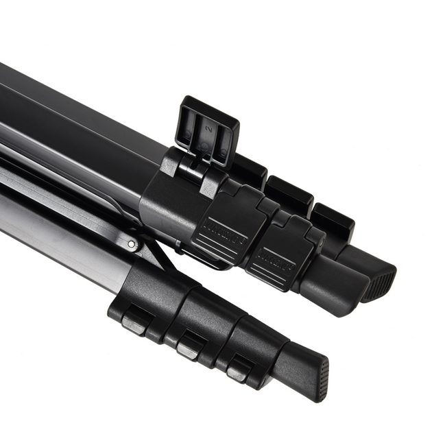 Штатив Yunteng VCT-618N для смартфона і фотоапарата 54–183 см, алюмінієвий, 4 секції, навантаження 1,5 кг (CFB5AEBBBAC8) - зображення 4