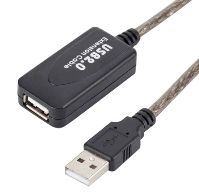Кабель удлинитель B01058 Cablexpert USB AM-AF 30м активный Black - Фото 2 Кабель удлинитель B01058 Cablexpert USB AM-AF 30м активный Black - изображение 2