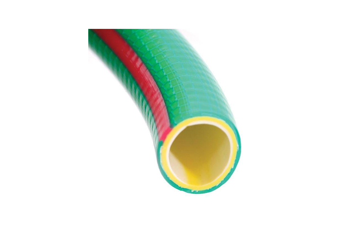 Шланг поливочный Intertool 3/4" х 50 м салатовый 4-х слойный (GE-4126) 