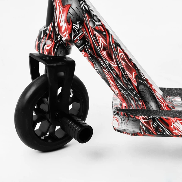 Самокат трюковий Best Scooter HIC-система, пеги, алюмінієвий диск та дека, принт. Skull biker (105678) - зображення 6