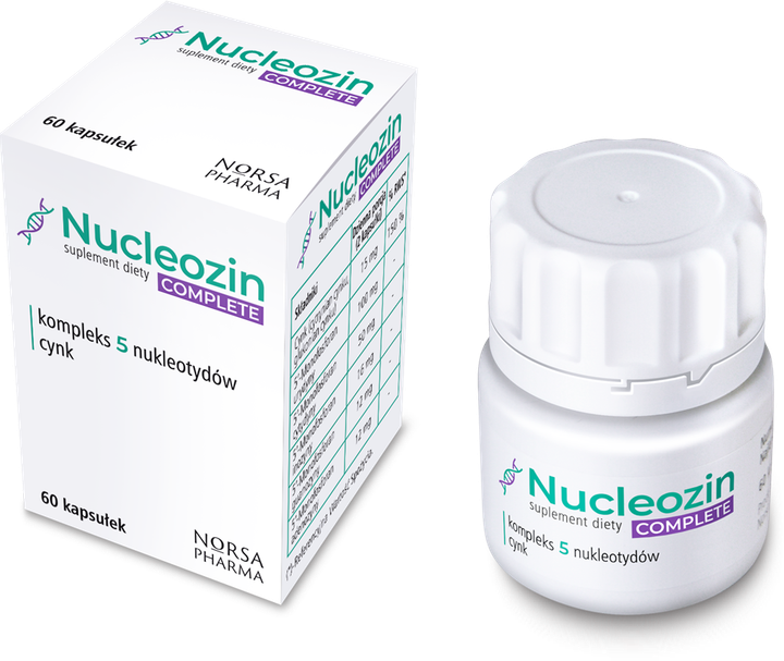 Suplement diety Norsa Pharma Nucleozin Complete 60 kapsułek (5905669770101) - obraz 4