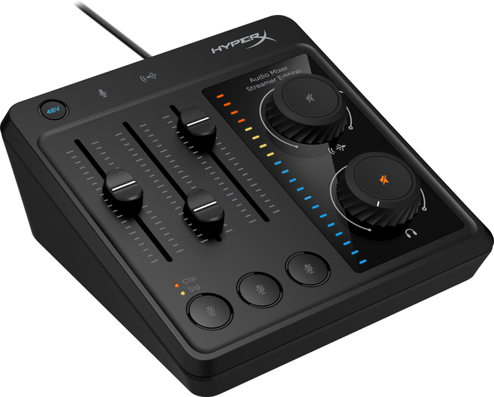 Внешняя звуковая карта-микшерный пульт HyperX Audio Mixer XLR USB ...