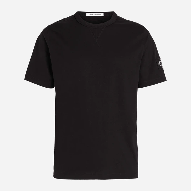 Футболка бавовняна чоловіча Calvin Klein Jeans J30J323484BEH 2XL Чорна (8720108076999) - зображення 5