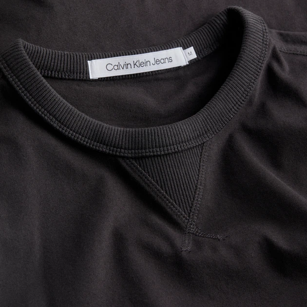 Футболка бавовняна чоловіча Calvin Klein Jeans J30J323484BEH 2XL Чорна (8720108076999) - зображення 7