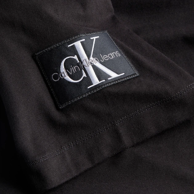 Футболка бавовняна чоловіча Calvin Klein Jeans J30J323484BEH 2XL Чорна (8720108076999) - зображення 8