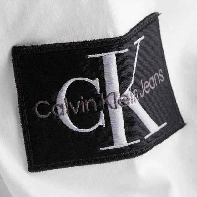 Футболка бавовняна чоловіча Calvin Klein Jeans J30J323484YAF 2XL Біла (8720108080798) - зображення 6