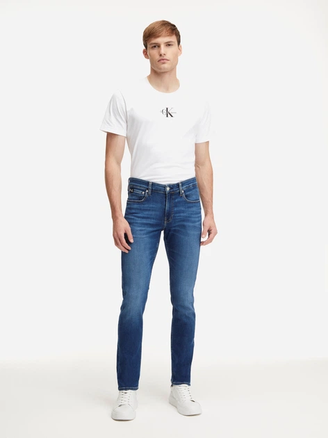 Джинси Slim Fit чоловічі Calvin Klein Jeans J30J3236861BJ W30L33 Сині (8720107889576) - зображення 3