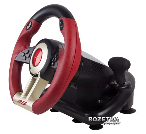 Дротове кермо Acme Racing Wheel RS PC Black/Red (4770070870860) – фото ...