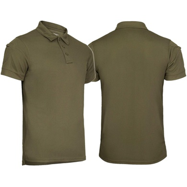 Футболка поло термоактивная MIL-TEC Tactical Polo Quickdry Олива 3XL - изображение 1