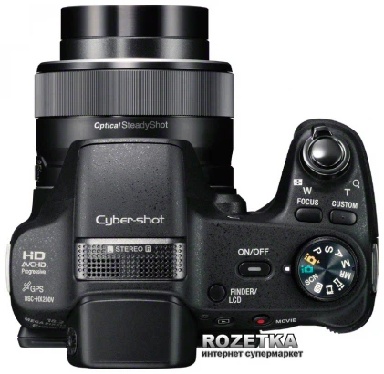 Фотоапарат Sony Cyber-Shot DSC-HX200V Black купити на ROZETKA