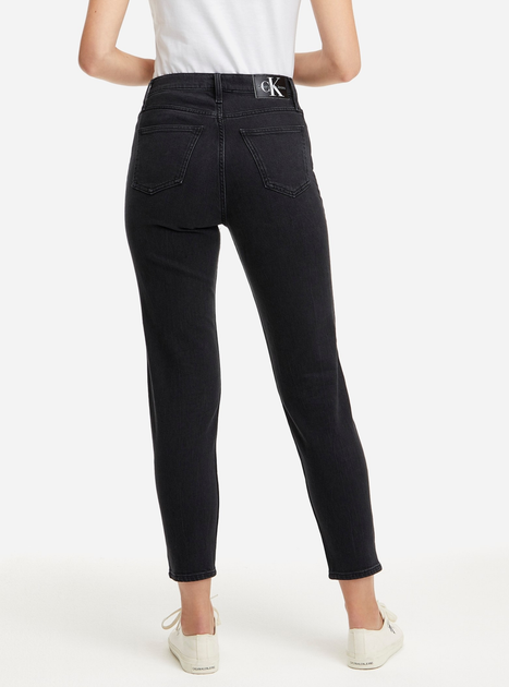 Джинси Mom's жіночі Calvin Klein Jeans J20J2216591BY NI32 Чорні (8720107891715) - зображення 2