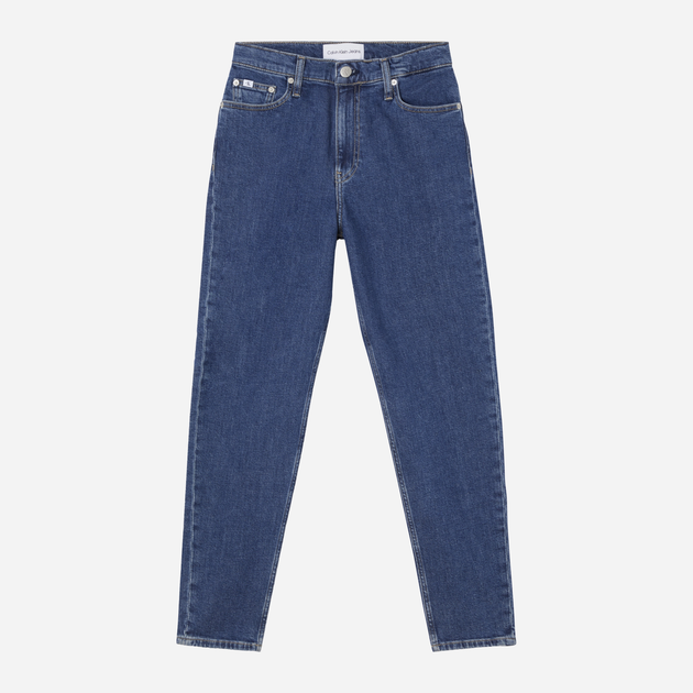 Jeansy damskie mom`s z wysokim stanem Calvin Klein Jeans J20J2215891BJ NI25 Granatowe (8720107891944) - obraz 7