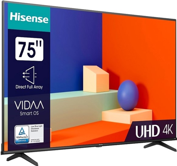 Telewizor Hisense 75A6K (6942147491256) - obraz 2