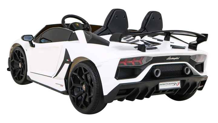 Samochód elektryczny dla dzieci Ramiz Lamborghini SVJ Drift Biały (5903864913972) - obraz 3